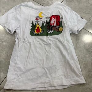Nike Kids White Campfire Graphic Tee